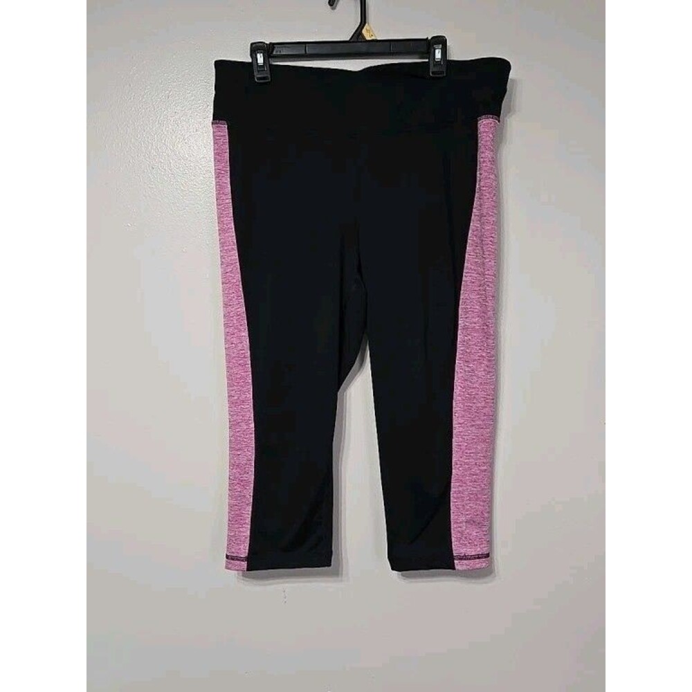 Ideology Womens Fitness 1X Yoga Workout Capri Pants Athletic